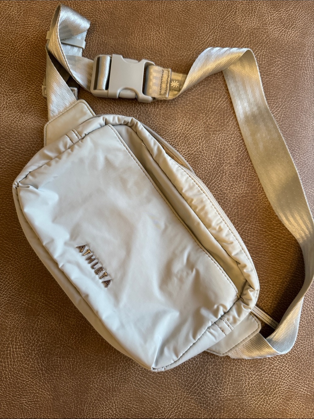 Athleta Beige/Tan Sling Belt Bag